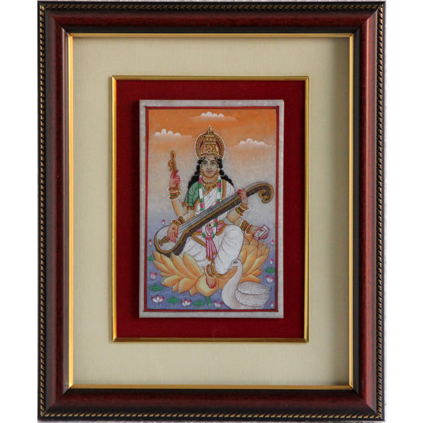saraswati painting marble Saraswati Painting