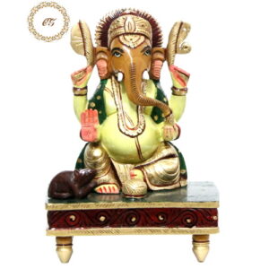 Chowki Ganesha Statue