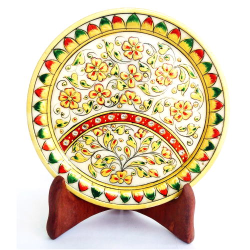 CG Marble Decorative Plates for Home Decor CGMP0005 Crafts Gallery